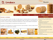 Tablet Screenshot of grindbeckcork.com